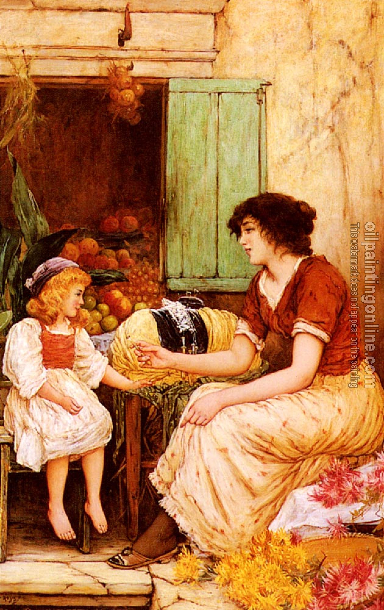 Oliver Rhys - A Young Lacemaker